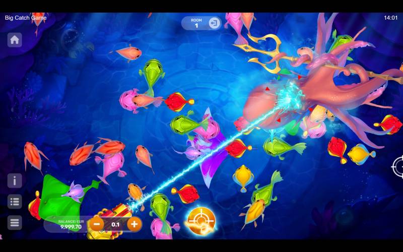 Cách đặt tâm bắn theo hướng cá di chuyển